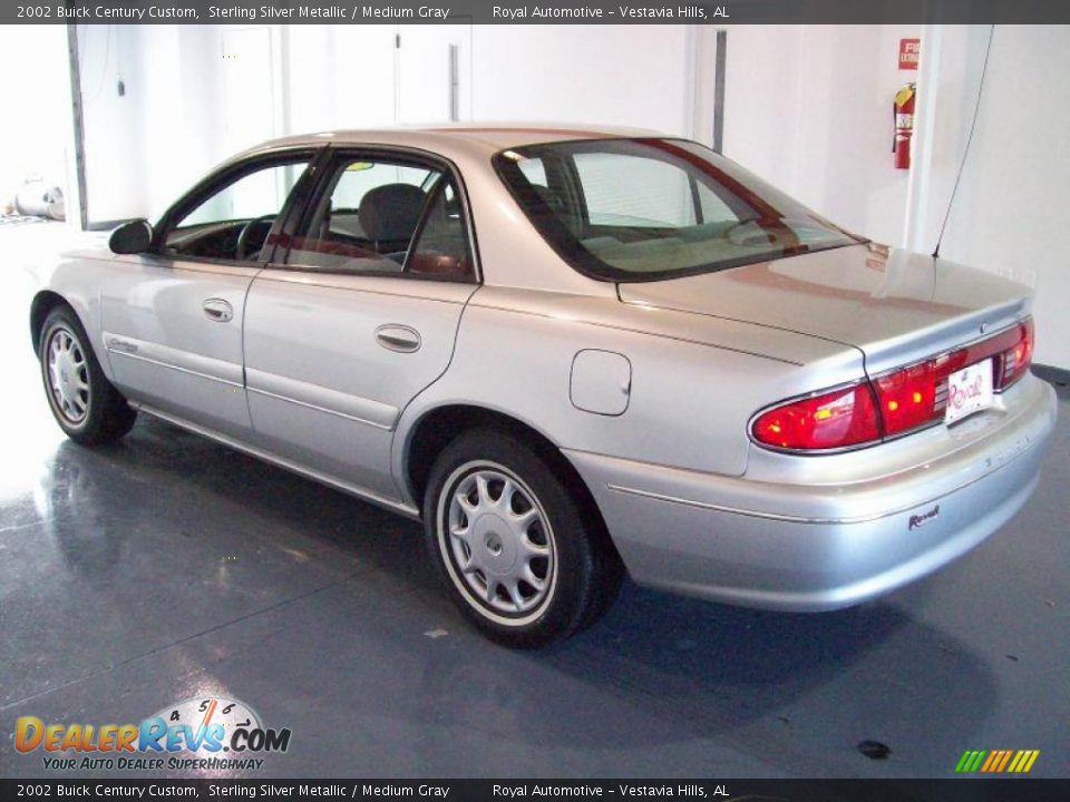 2002 Buick Century Custom Sterling Silver Metallic / Medium Gray Photo #4