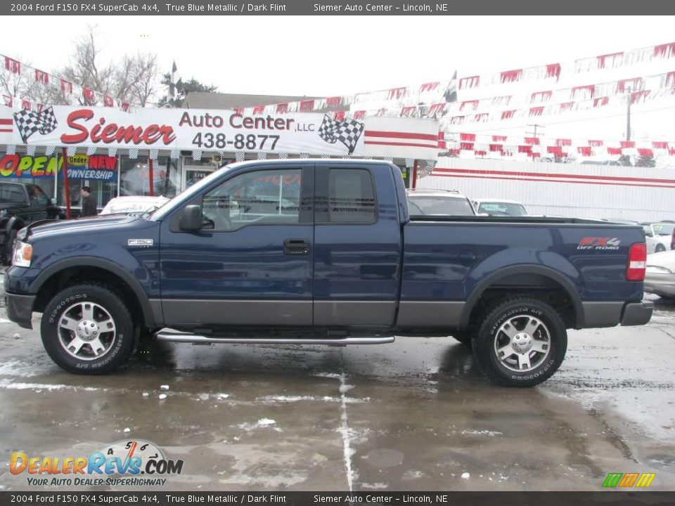 2004 Ford F150 FX4 SuperCab 4x4 True Blue Metallic / Dark Flint Photo #1