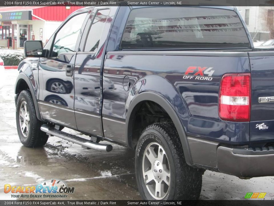 2004 Ford F150 FX4 SuperCab 4x4 True Blue Metallic / Dark Flint Photo #2