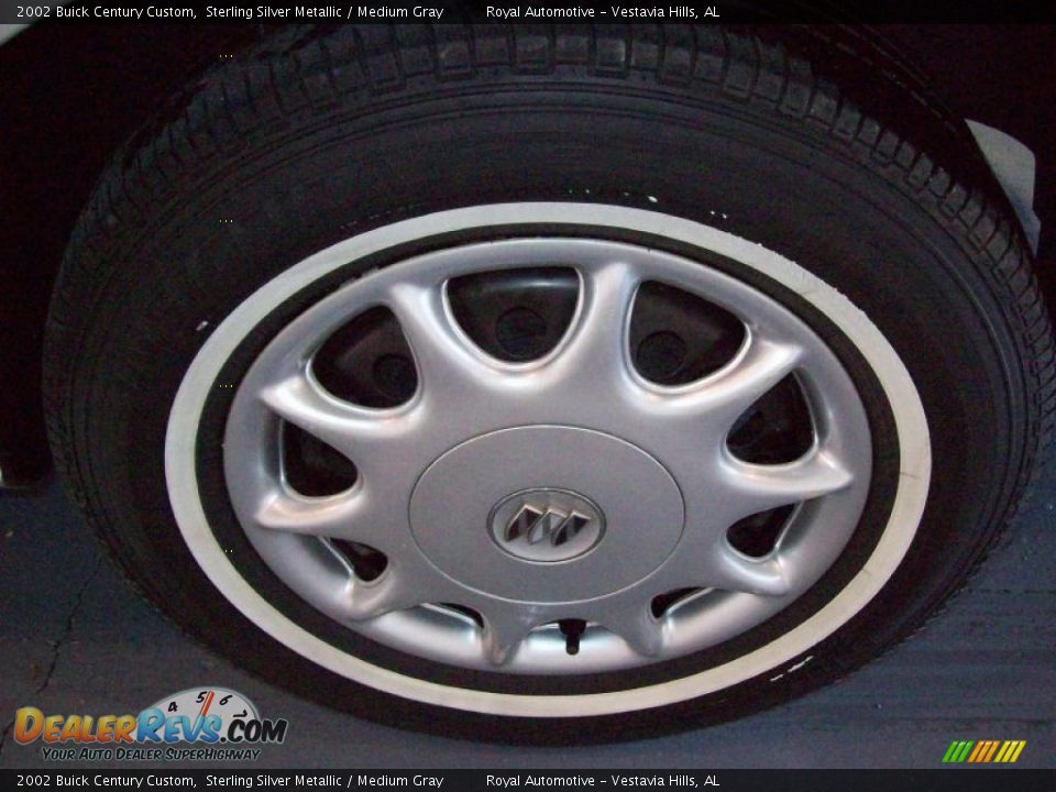 2002 Buick Century Custom Sterling Silver Metallic / Medium Gray Photo #10