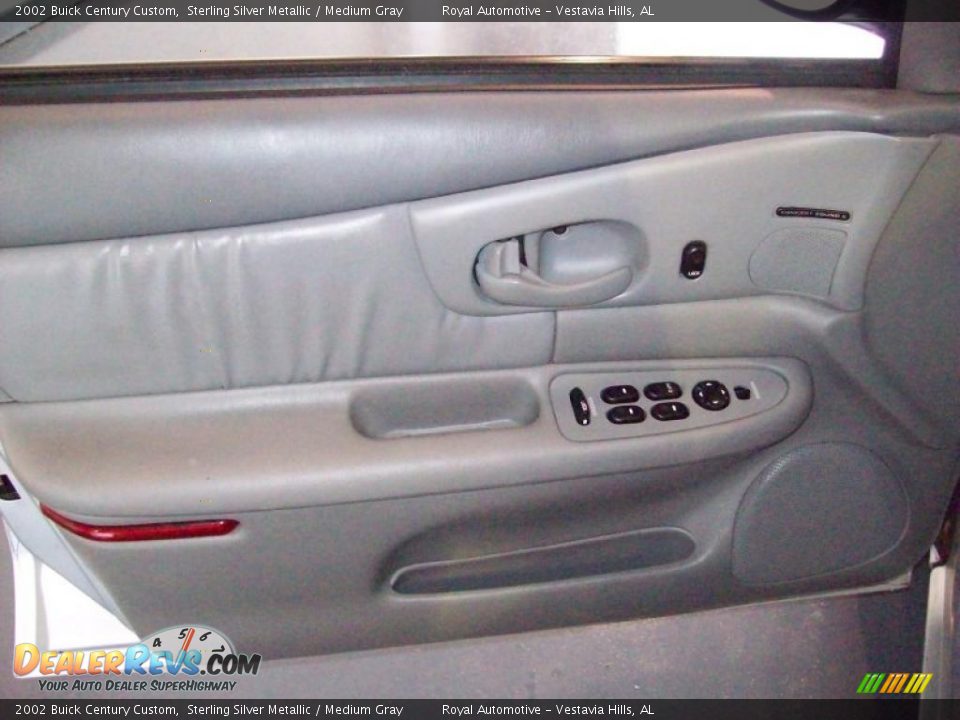 2002 Buick Century Custom Sterling Silver Metallic / Medium Gray Photo #11