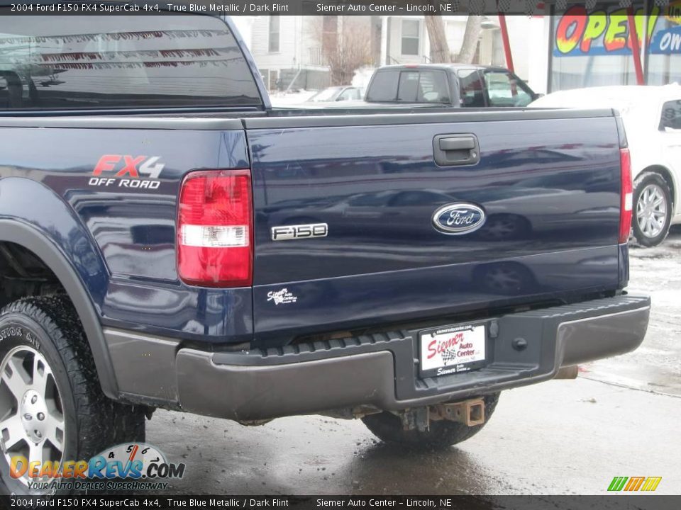 2004 Ford F150 FX4 SuperCab 4x4 True Blue Metallic / Dark Flint Photo #3