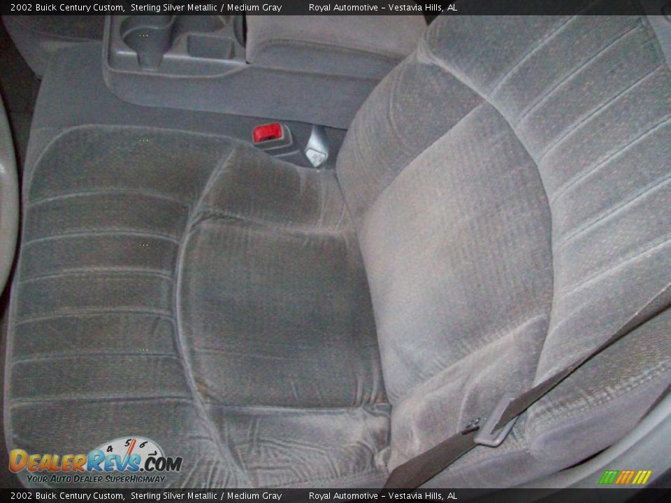 2002 Buick Century Custom Sterling Silver Metallic / Medium Gray Photo #13
