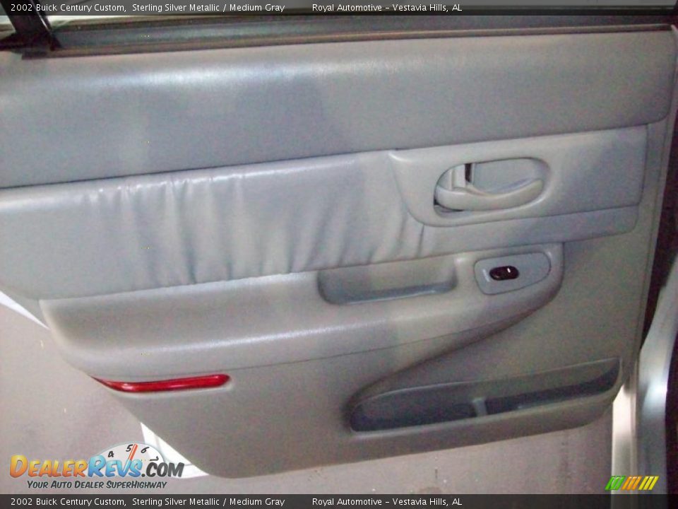 2002 Buick Century Custom Sterling Silver Metallic / Medium Gray Photo #18