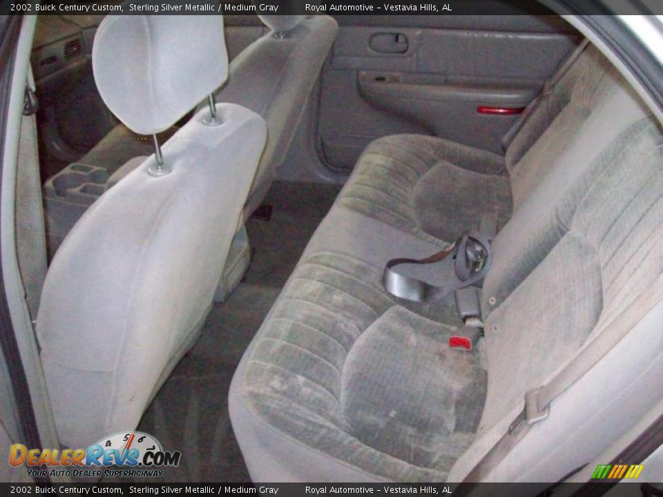 2002 Buick Century Custom Sterling Silver Metallic / Medium Gray Photo #19