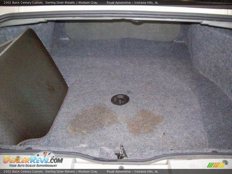 2002 Buick Century Custom Sterling Silver Metallic / Medium Gray Photo #21