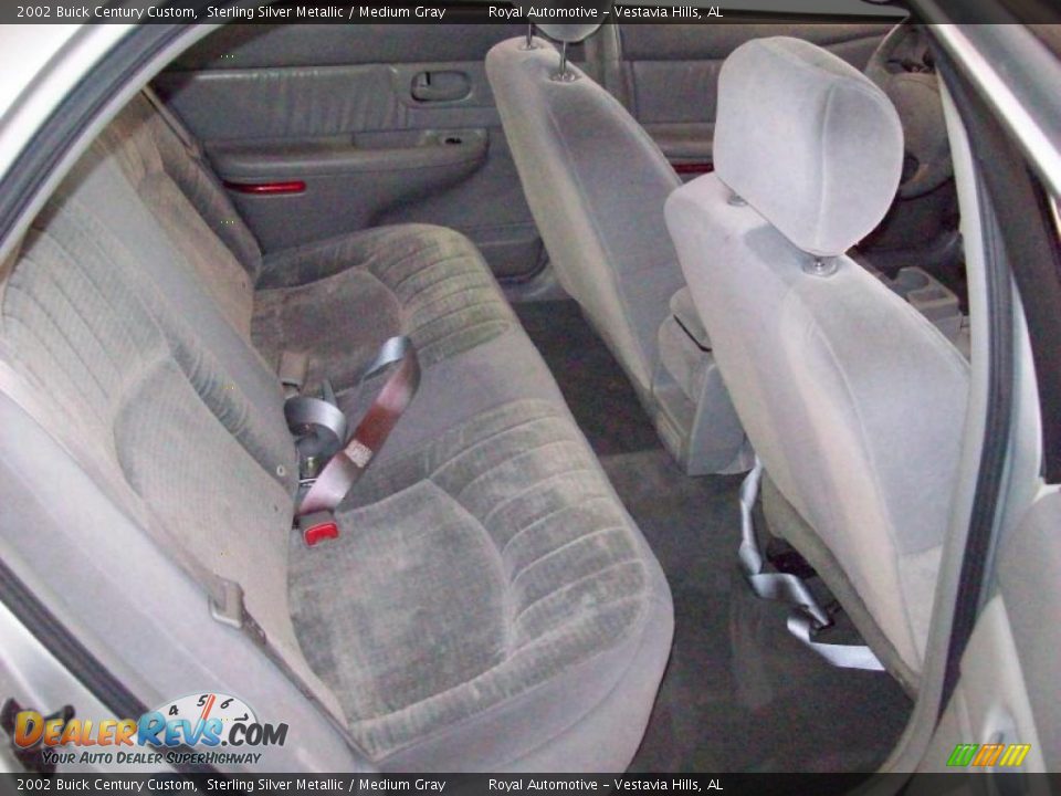 2002 Buick Century Custom Sterling Silver Metallic / Medium Gray Photo #23