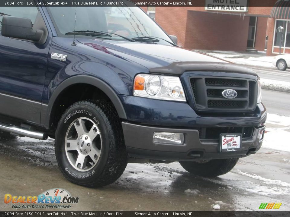 2004 Ford F150 FX4 SuperCab 4x4 True Blue Metallic / Dark Flint Photo #7