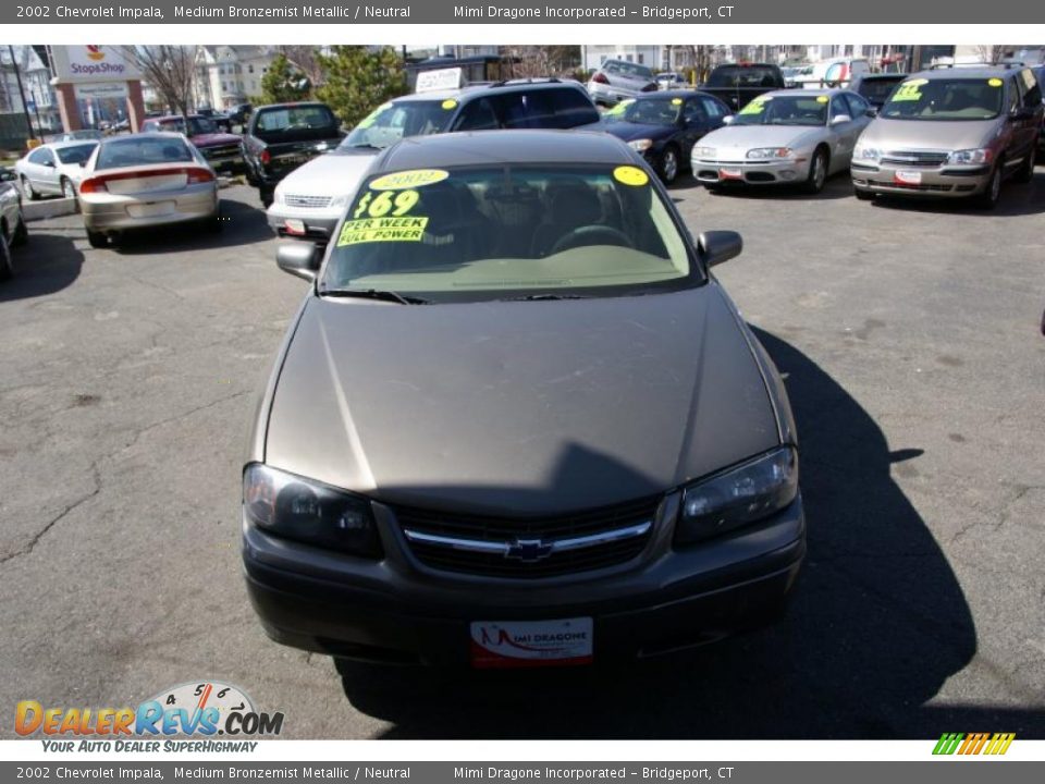 2002 Chevrolet Impala Medium Bronzemist Metallic / Neutral Photo #2