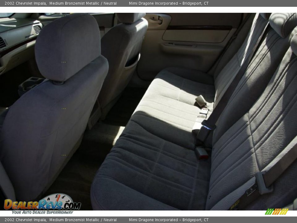 2002 Chevrolet Impala Medium Bronzemist Metallic / Neutral Photo #11