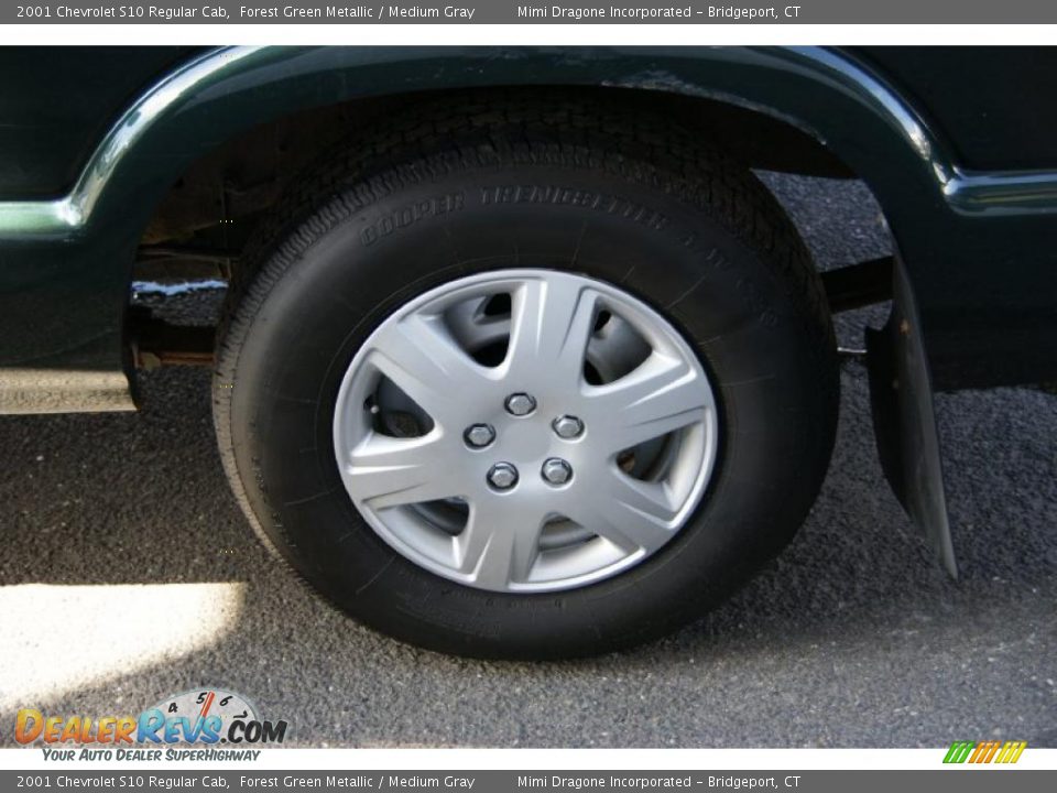 2001 Chevrolet S10 Regular Cab Forest Green Metallic / Medium Gray Photo #8