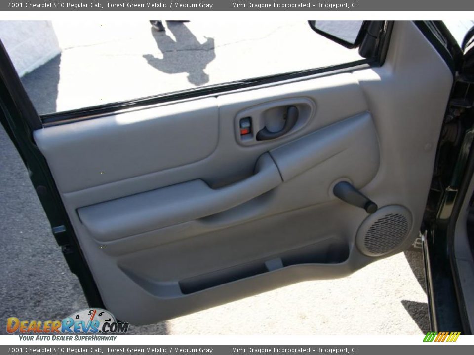 2001 Chevrolet S10 Regular Cab Forest Green Metallic / Medium Gray Photo #10