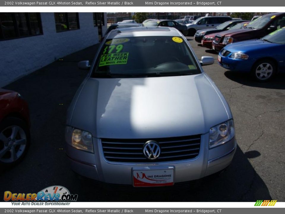 2002 Volkswagen Passat GLX 4Motion Sedan Reflex Silver Metallic / Black Photo #2