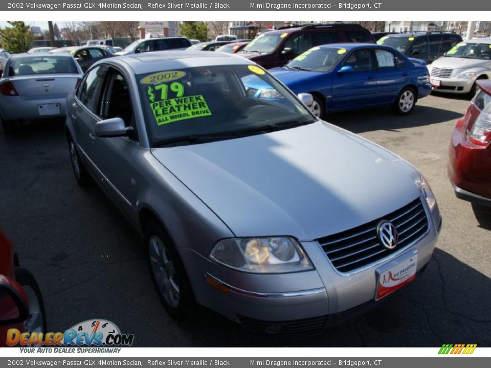 2002 Volkswagen Passat GLX 4Motion Sedan Reflex Silver Metallic / Black Photo #3