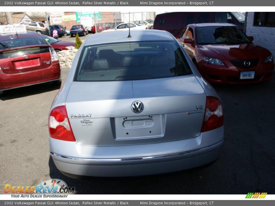 2002 Volkswagen Passat GLX 4Motion Sedan Reflex Silver Metallic / Black Photo #5