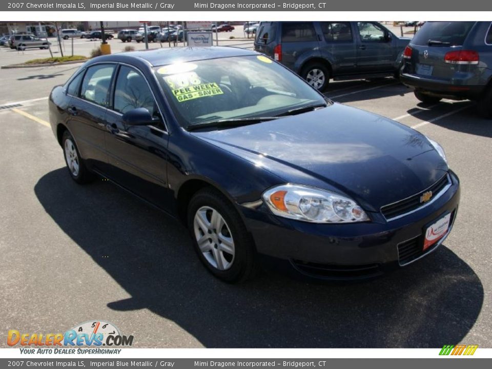 2007 Chevrolet Impala LS Imperial Blue Metallic / Gray Photo #3