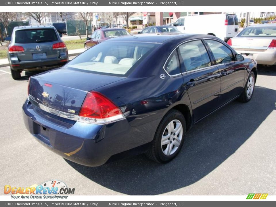 2007 Chevrolet Impala LS Imperial Blue Metallic / Gray Photo #4