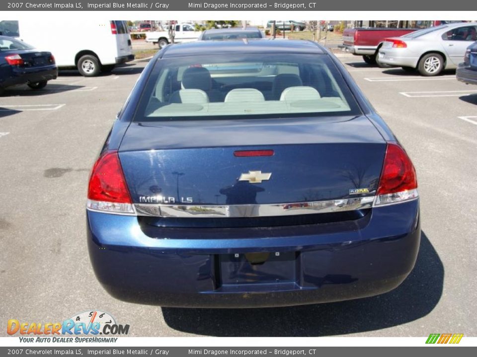 2007 Chevrolet Impala LS Imperial Blue Metallic / Gray Photo #5