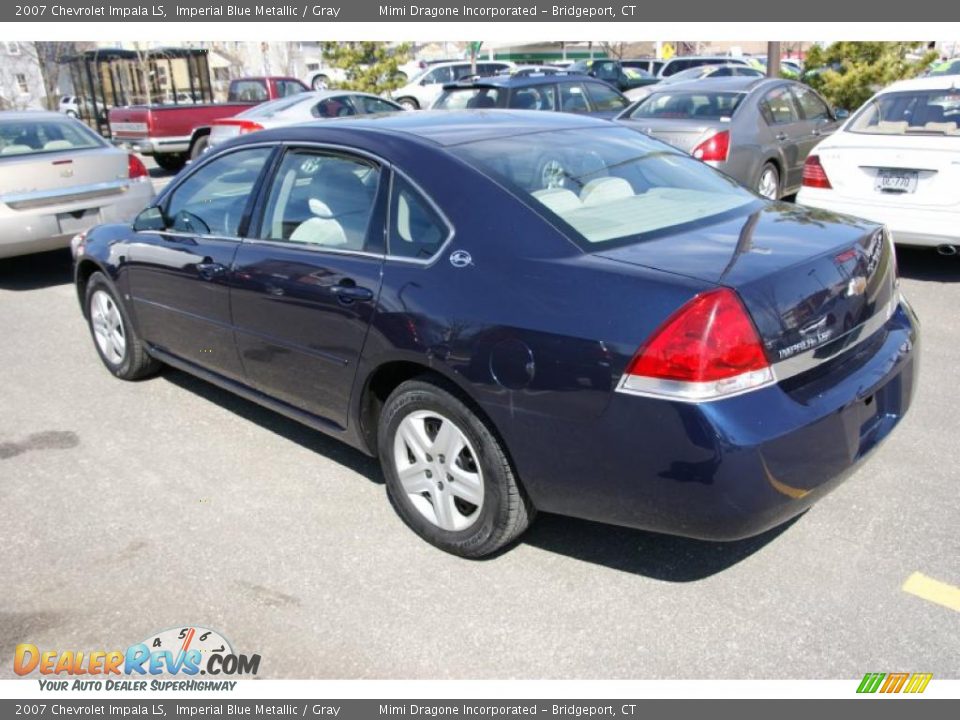 2007 Chevrolet Impala LS Imperial Blue Metallic / Gray Photo #6