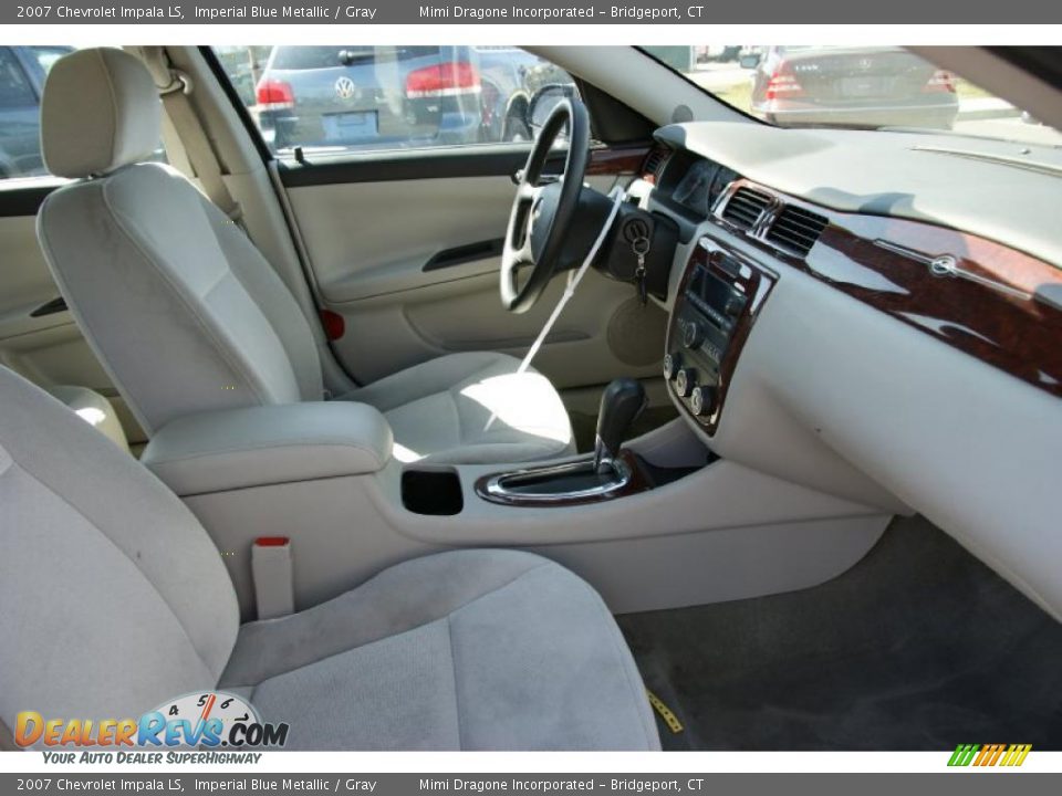 2007 Chevrolet Impala LS Imperial Blue Metallic / Gray Photo #17