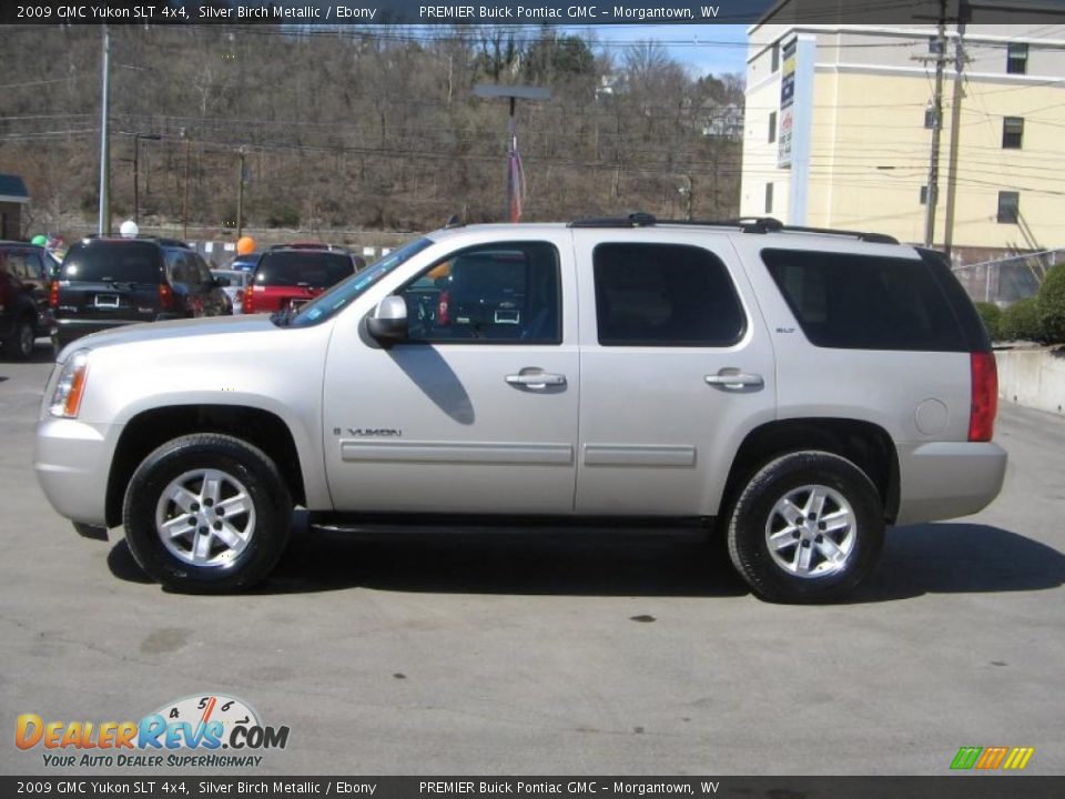2009 GMC Yukon SLT 4x4 Silver Birch Metallic / Ebony Photo #3