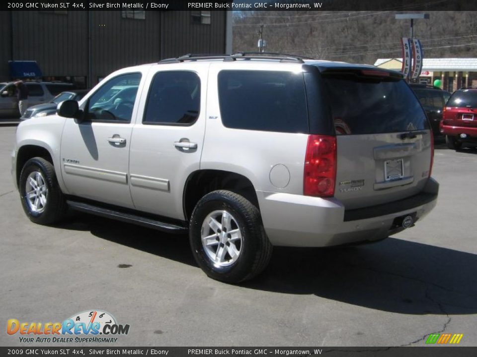 2009 GMC Yukon SLT 4x4 Silver Birch Metallic / Ebony Photo #4