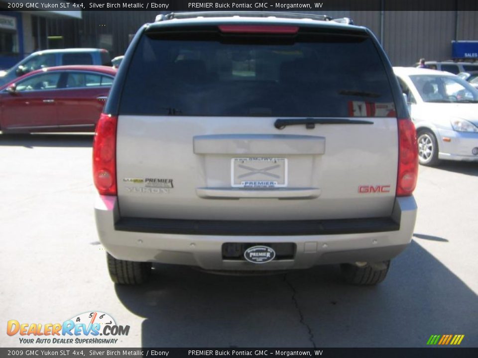 2009 GMC Yukon SLT 4x4 Silver Birch Metallic / Ebony Photo #5