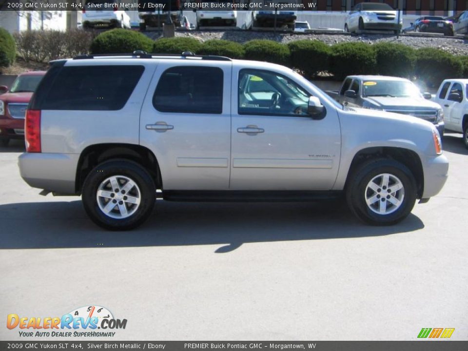 2009 GMC Yukon SLT 4x4 Silver Birch Metallic / Ebony Photo #7