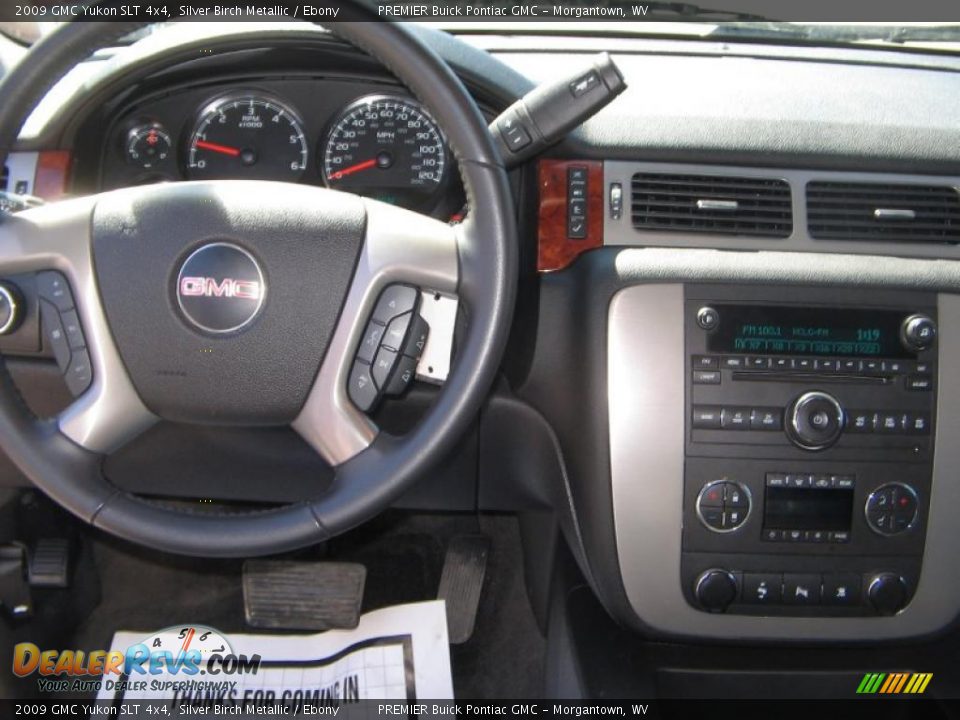 2009 GMC Yukon SLT 4x4 Silver Birch Metallic / Ebony Photo #14