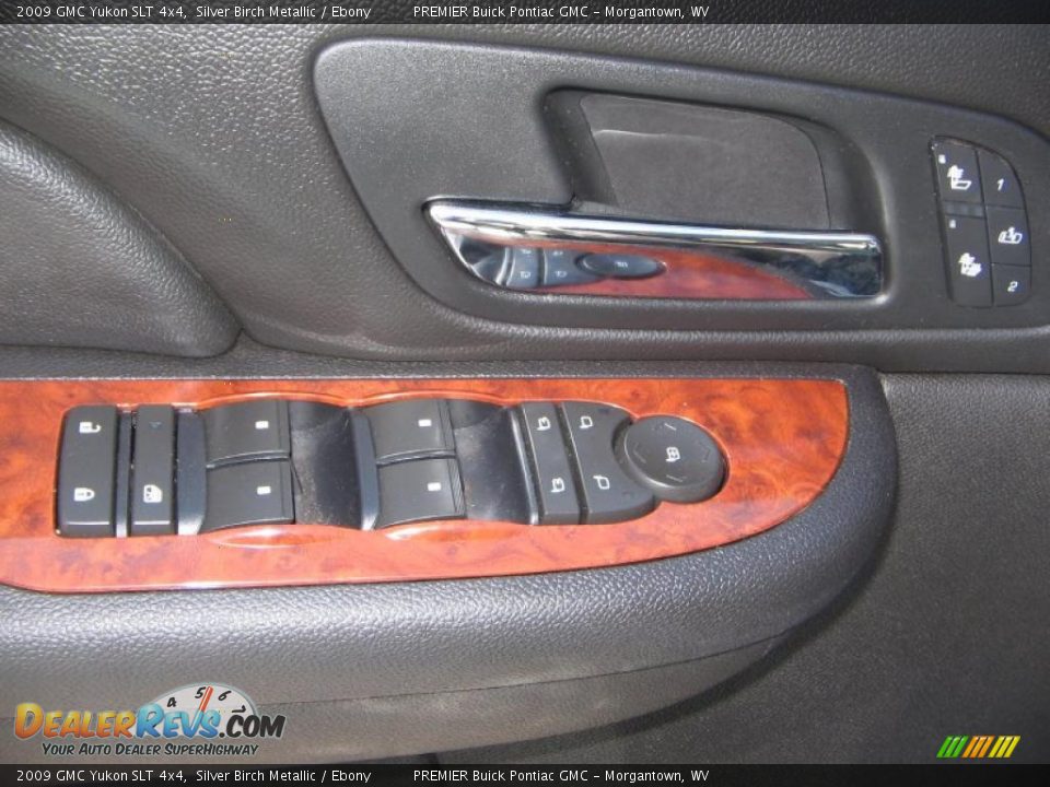 2009 GMC Yukon SLT 4x4 Silver Birch Metallic / Ebony Photo #16