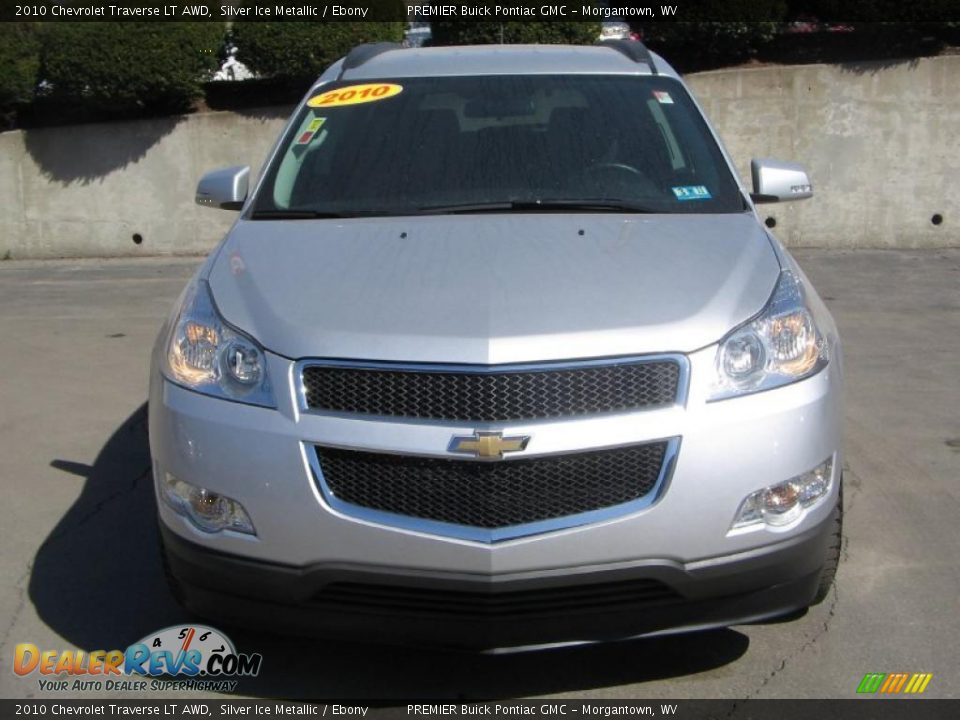 2010 Chevrolet Traverse LT AWD Silver Ice Metallic / Ebony Photo #1
