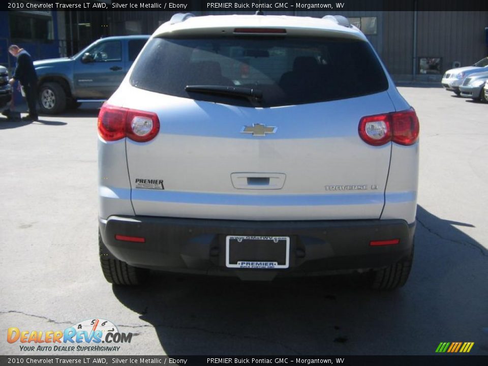 2010 Chevrolet Traverse LT AWD Silver Ice Metallic / Ebony Photo #5