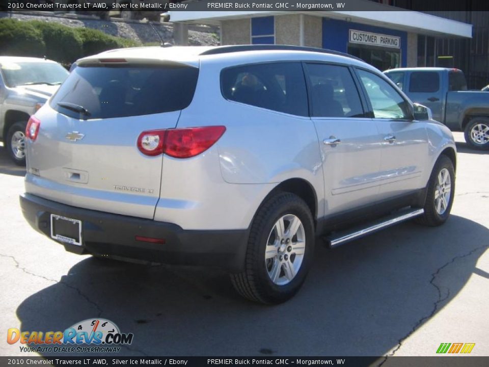 2010 Chevrolet Traverse LT AWD Silver Ice Metallic / Ebony Photo #6