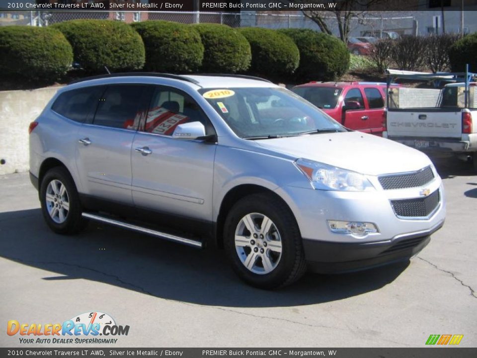2010 Chevrolet Traverse LT AWD Silver Ice Metallic / Ebony Photo #8