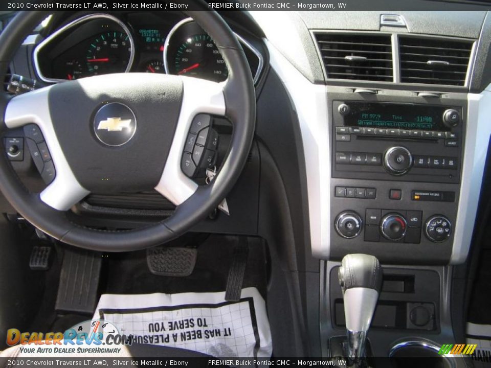 2010 Chevrolet Traverse LT AWD Silver Ice Metallic / Ebony Photo #11
