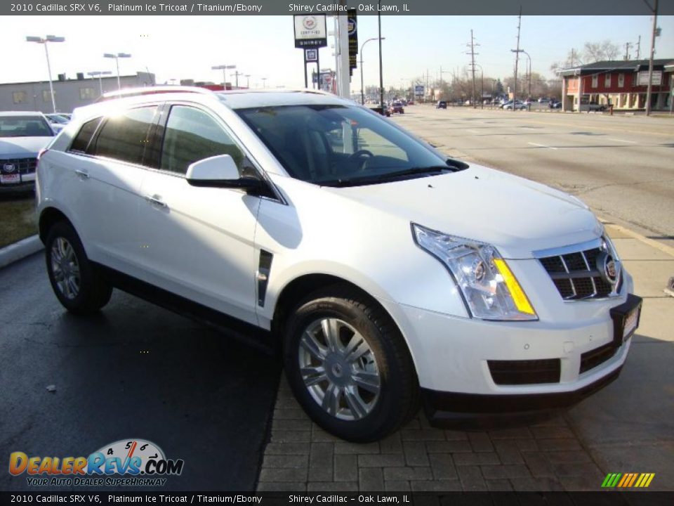 2010 Cadillac SRX V6 Platinum Ice Tricoat / Titanium/Ebony Photo #3