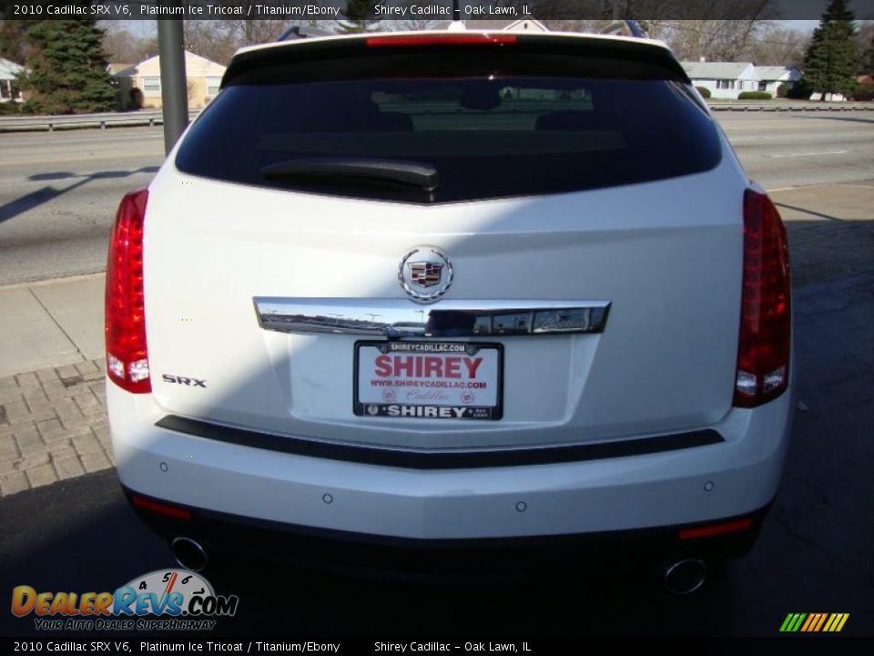 2010 Cadillac SRX V6 Platinum Ice Tricoat / Titanium/Ebony Photo #5