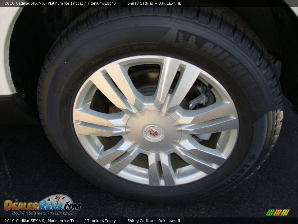 2010 Cadillac SRX V6 Platinum Ice Tricoat / Titanium/Ebony Photo #8
