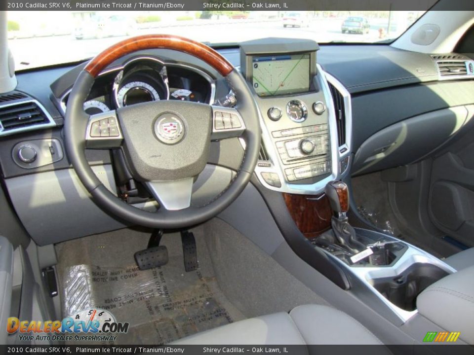 2010 Cadillac SRX V6 Platinum Ice Tricoat / Titanium/Ebony Photo #11