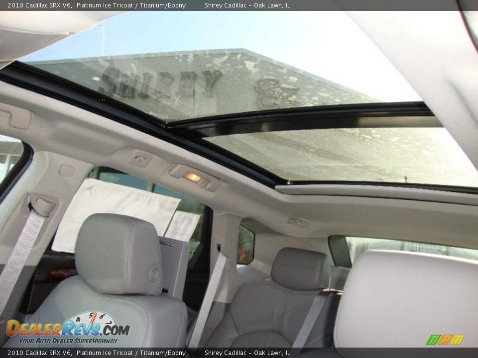 2010 Cadillac SRX V6 Platinum Ice Tricoat / Titanium/Ebony Photo #12