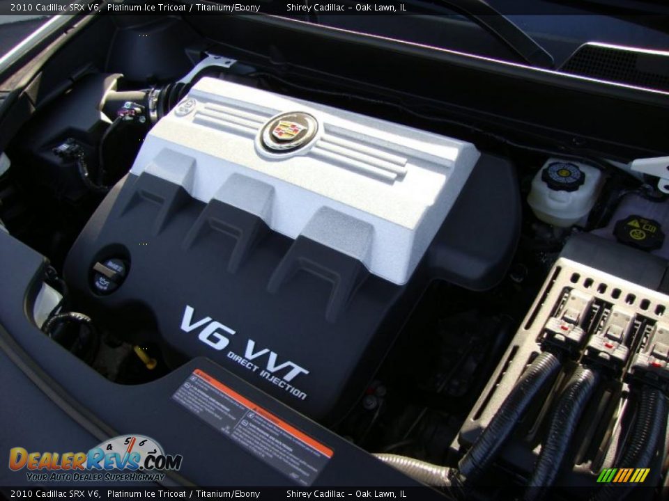 2010 Cadillac SRX V6 Platinum Ice Tricoat / Titanium/Ebony Photo #19
