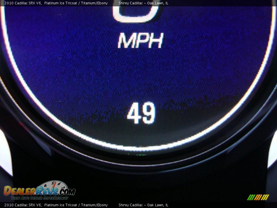 2010 Cadillac SRX V6 Platinum Ice Tricoat / Titanium/Ebony Photo #20