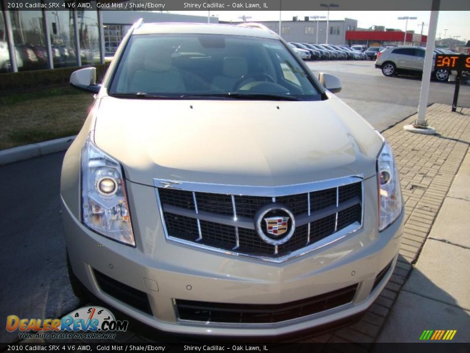 2010 Cadillac SRX 4 V6 AWD Gold Mist / Shale/Ebony Photo #2