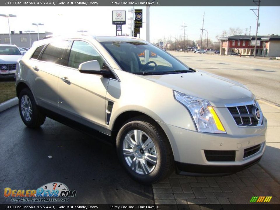 2010 Cadillac SRX 4 V6 AWD Gold Mist / Shale/Ebony Photo #3