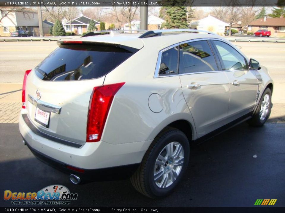 2010 Cadillac SRX 4 V6 AWD Gold Mist / Shale/Ebony Photo #4