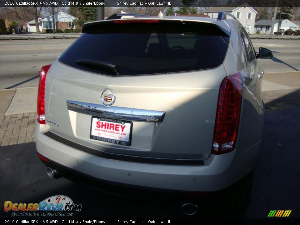 2010 Cadillac SRX 4 V6 AWD Gold Mist / Shale/Ebony Photo #5