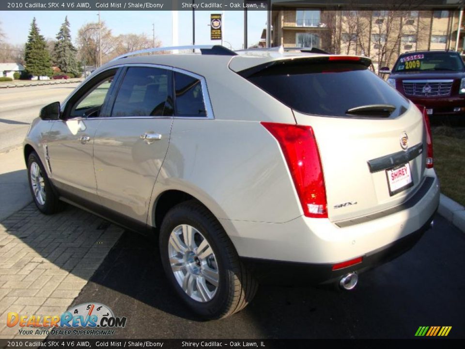 2010 Cadillac SRX 4 V6 AWD Gold Mist / Shale/Ebony Photo #6