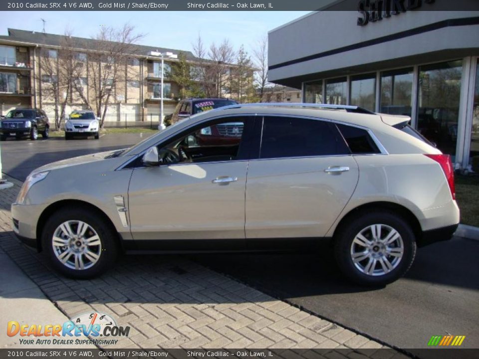 2010 Cadillac SRX 4 V6 AWD Gold Mist / Shale/Ebony Photo #7