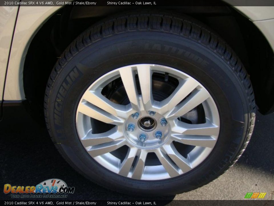 2010 Cadillac SRX 4 V6 AWD Gold Mist / Shale/Ebony Photo #8
