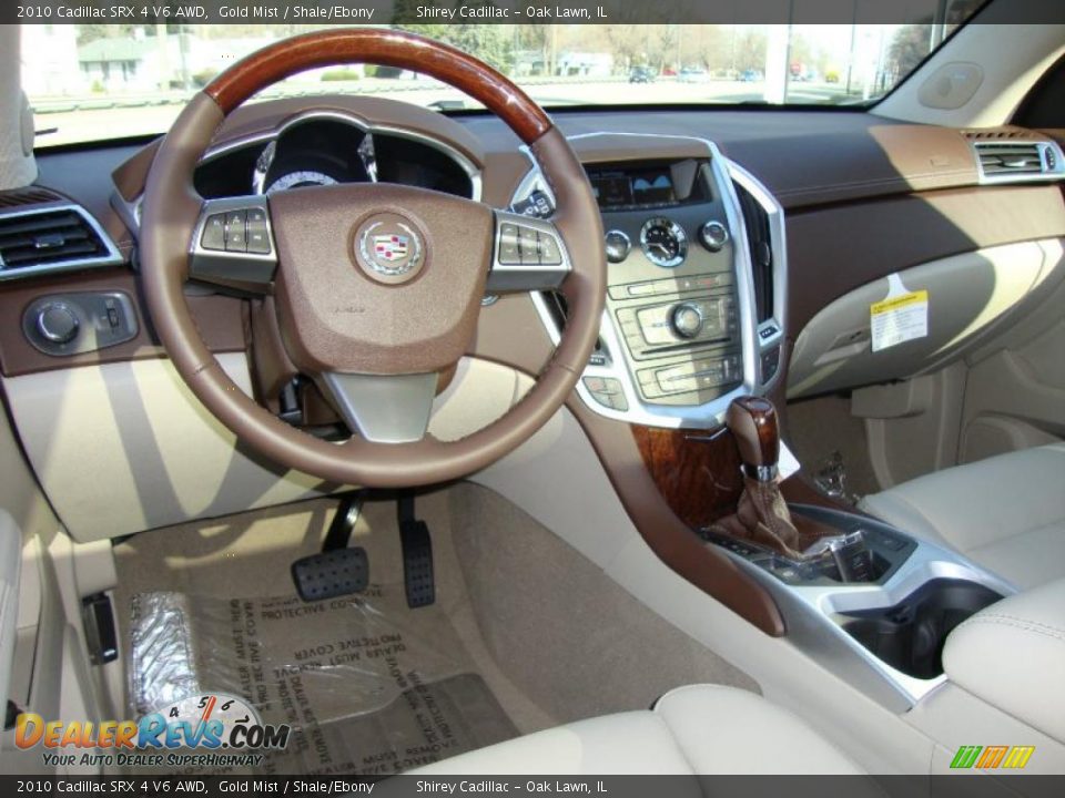 2010 Cadillac SRX 4 V6 AWD Gold Mist / Shale/Ebony Photo #11